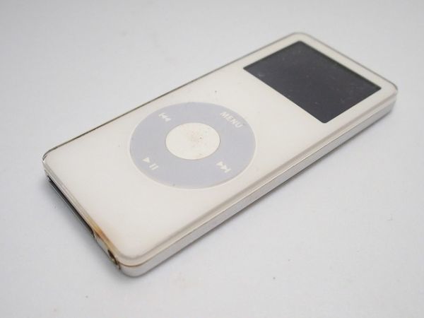 1900x/601Z□Apple iPod nano 第1世代 A1137 2GB ホワイト ジャンク