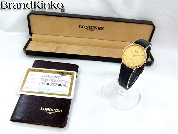 ロンジン LONGINES ゴールド クオーツ 腕時計 Yahoo!オークション 