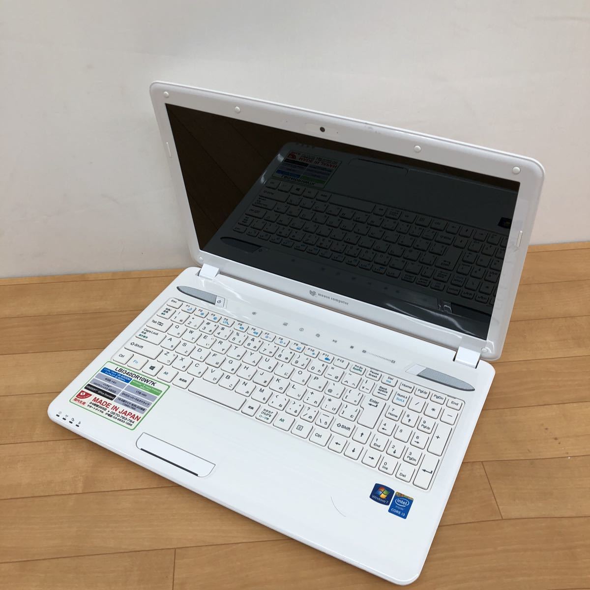 人気定番，大得価 ジャンク mouse computer MT55Ⅱ1 LBI340DR10W7K Core i3 ノートパソコン EKMRX13I B51(マウスコンピューター)｜売買されたオークション情報、yahooの商品情報をアーカイブ公開 - オークファン マウスコンピューター