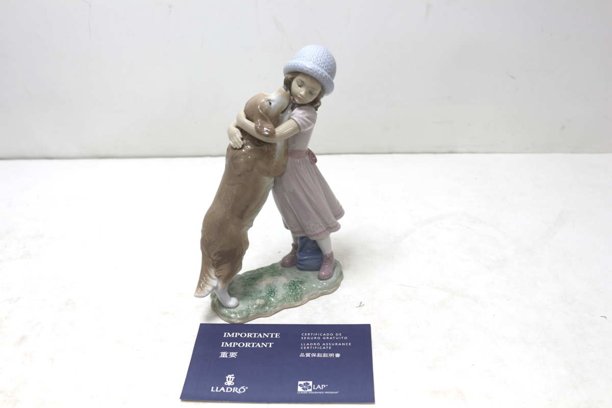  11-0732 LLADRO リヤドロ フィギュリン 少女と犬(リヤドロ)｜売買されたオークション情報、yahooの商品情報をアーカイブ公開 - オークファン リヤドロ