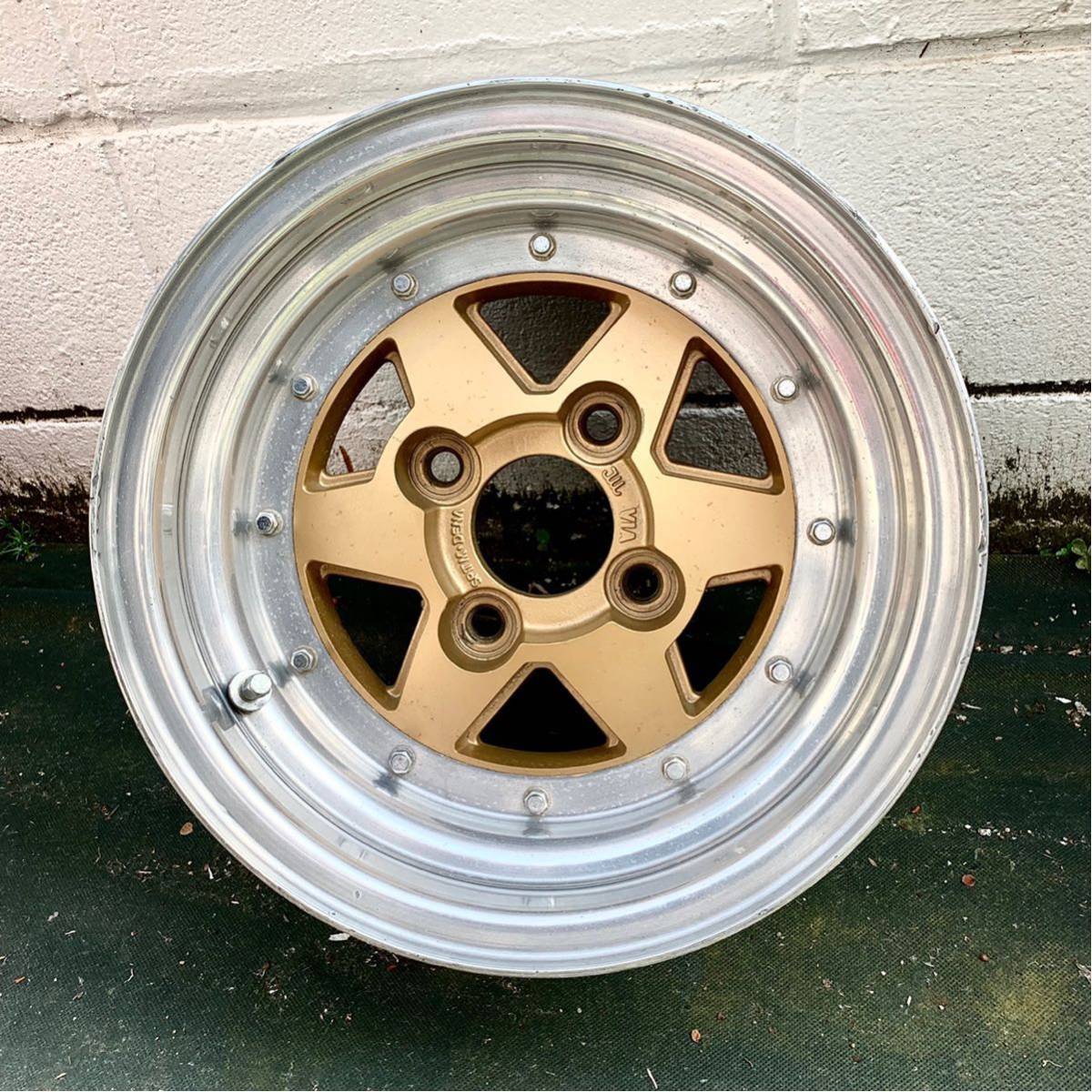 ENKEI SPITMODENA エンケイ スピットモデナ ホイール 13インチ 6J 7J 深リム 4穴 114.3mm 旧車 DATSUN 510 ブルーバード ハコスカ 4本 中古