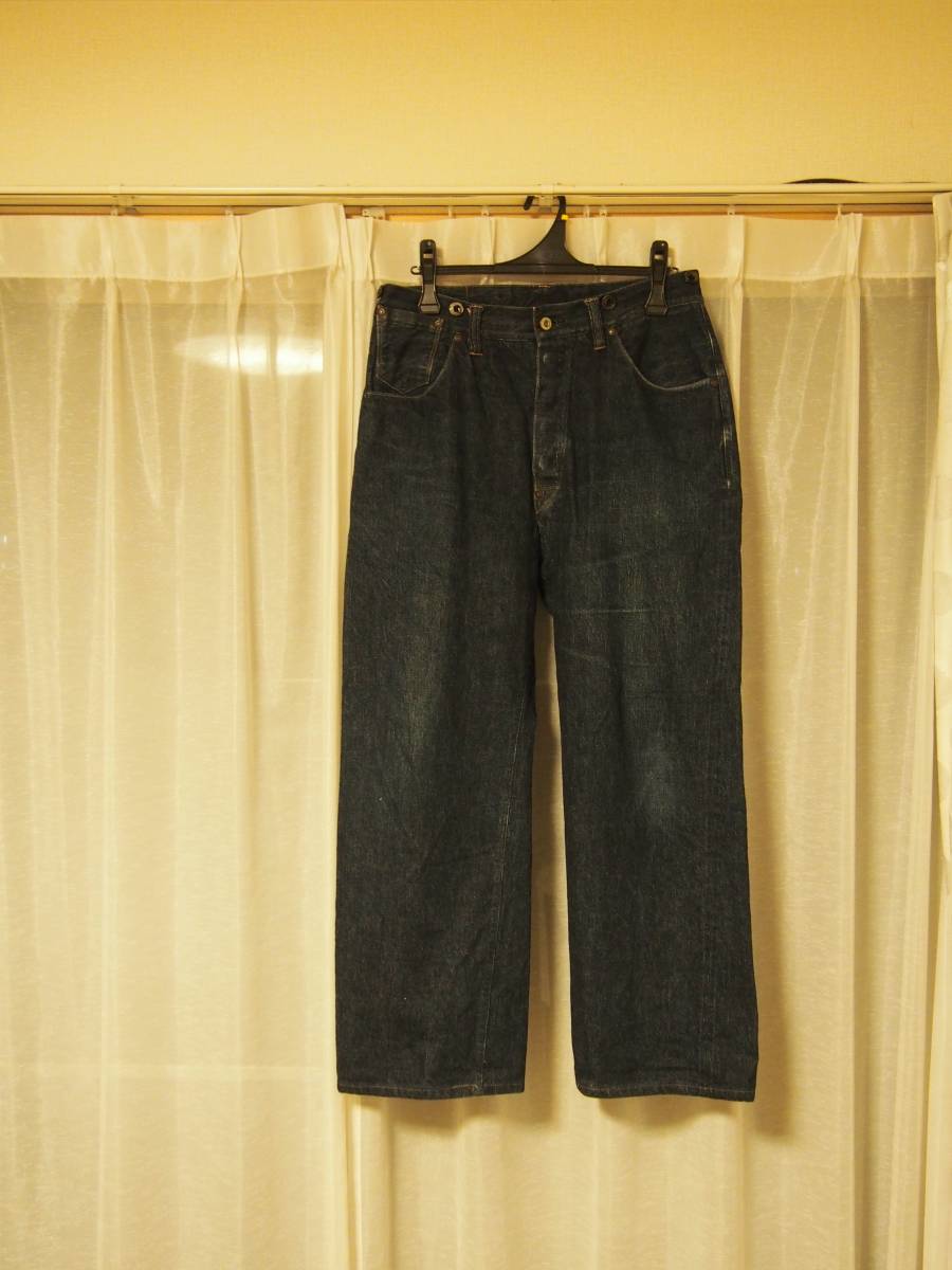 美品！OLD JOEオールドジョー デニムトラウザー NUTS ART WORKS34