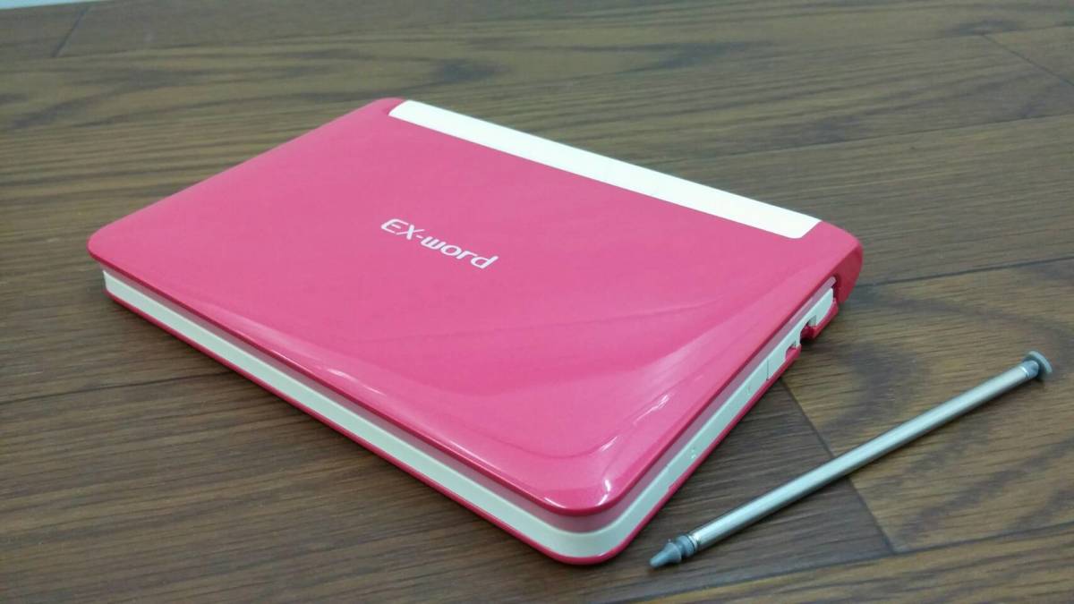 SALE中 動作品☆CASIO 電子辞書 ピンク XD-D2800 AY-1102-1 CASIOEX-word