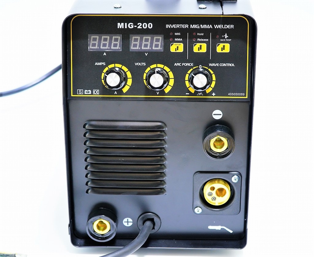 ◆最新ハイスペック！インバーター式半自動溶接機 MIG200！MIG MAG MMA 単相200V 鉄・ステン・アルミも可◆
