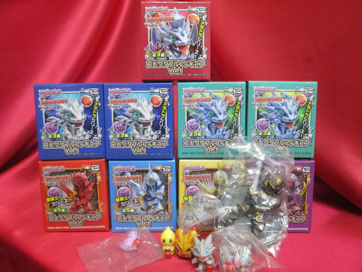 パズドラ コレクタブルフィギュア Vol 1 Vol 2 ハイメタルドラゴン キングメタルドラゴン 炎氷岩光闇の魔剣士等フルコンプ A コミック アニメ 売買されたオークション情報 Yahooの商品情報をアーカイブ公開 オークファン Aucfan Com
