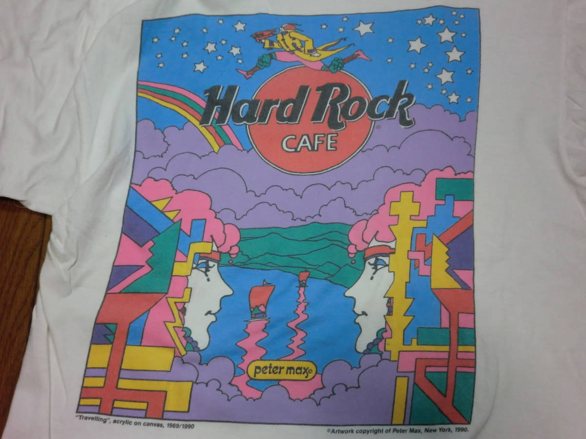 激レア 1990年 90s ハードロックカフェxピーターマックス コラボ T 