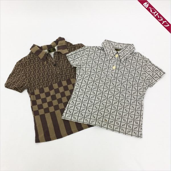 人気SALE，最新作 フェンディ トップス 半袖ポロシャツ サイズ40 レディース ズッキーノ柄 セット 40 003(半袖Tシャツ)｜売買されたオークション情報、yahooの商品情報をアーカイブ公開 - オークファン 女性用
