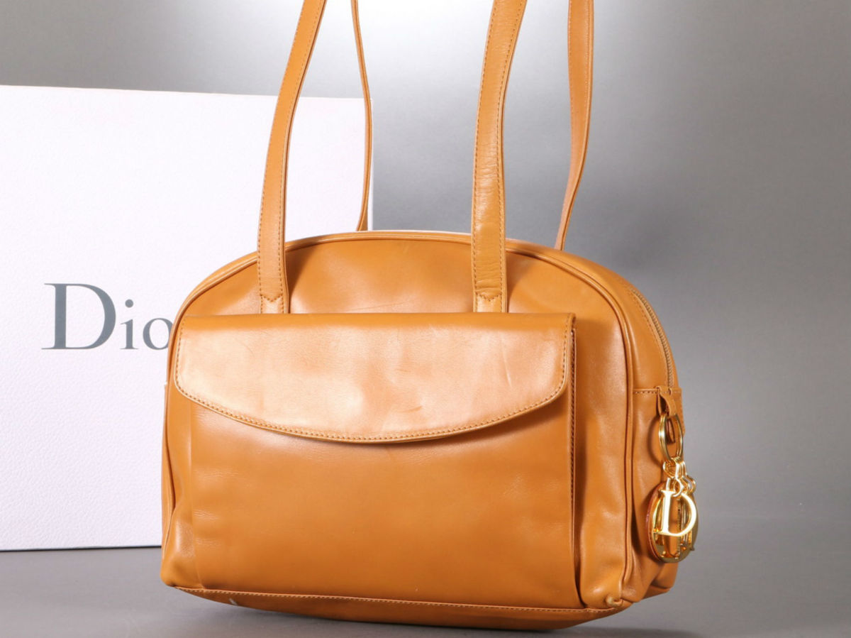 ☆良品 Christian Dior クリスチャンディオール トロッター柄 がま口