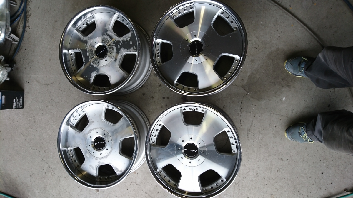SSRヴィエナディッシュ19インチ2Pホイールフルオーバーホール修理 