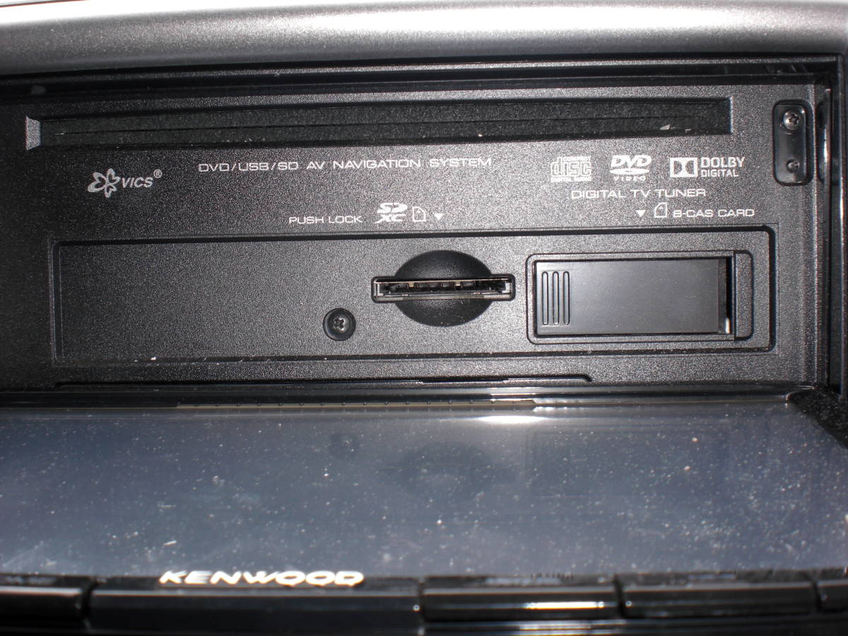 ケンウッド　地デジ対応　メモリーナビ　ＭＤＶ－Ｌ５０２　動作確認済み　ＭＨ２３　ワゴンＲ　取付けパネルキット付き