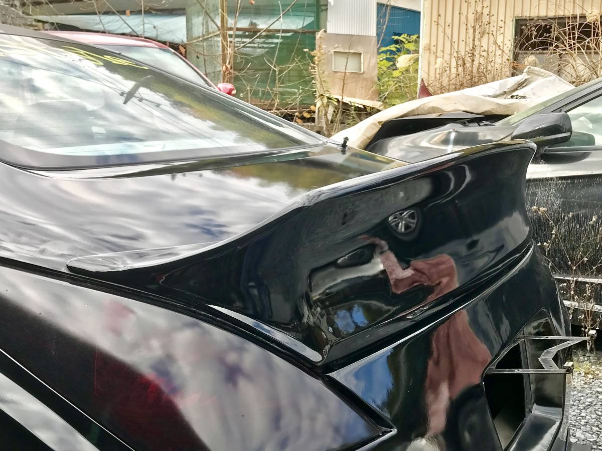 新スタイル 日産 フェアレディZ33用 オリジナル ダックテール 黒ゲル仕様 J-style 350Z FRP製