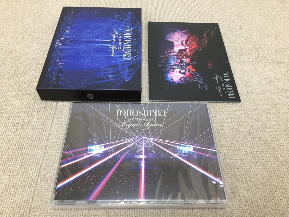 東方神起 LIVE TOUR 2017 Begin Again (3DVD)(初回生産限定盤)【47AY102】