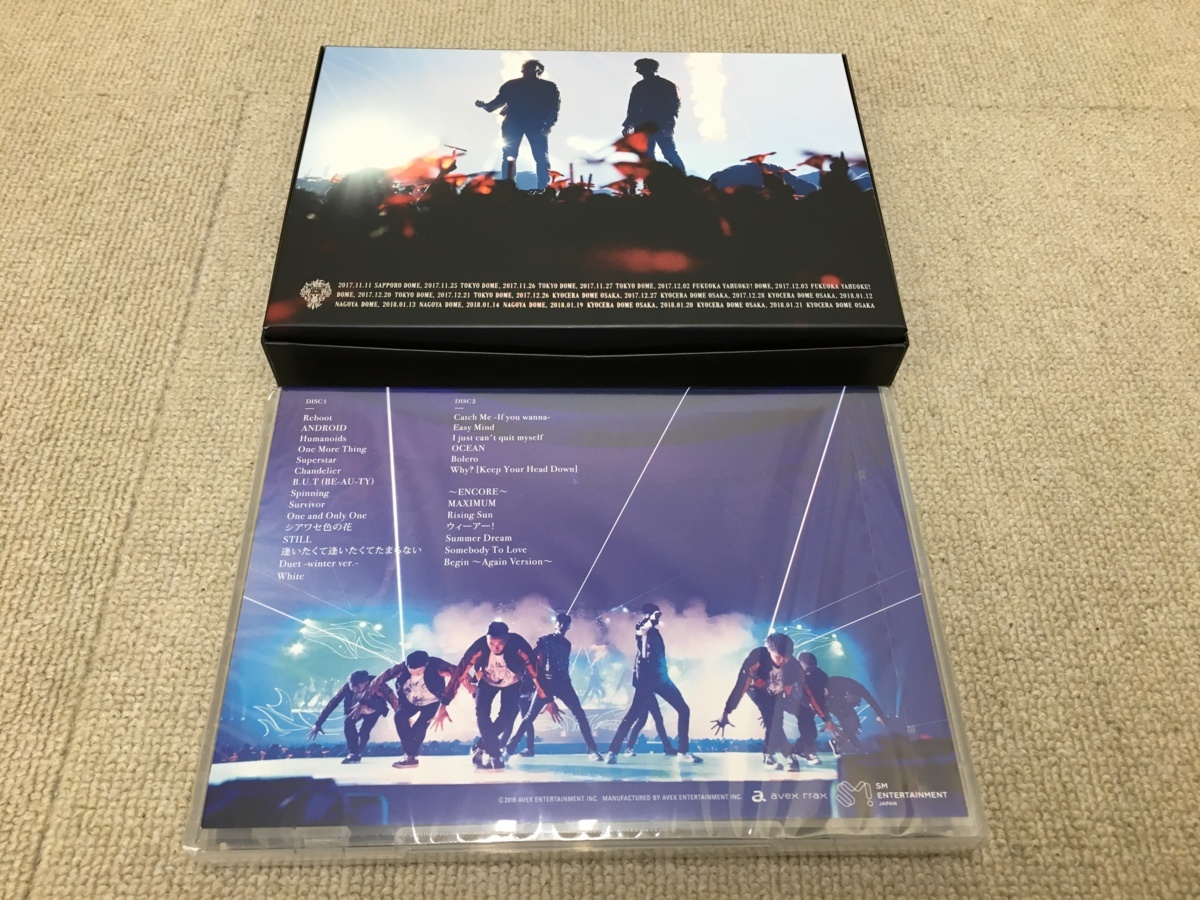 東方神起 LIVE TOUR 2017 Begin Again (3DVD)(初回生産限定盤)【47AY102】