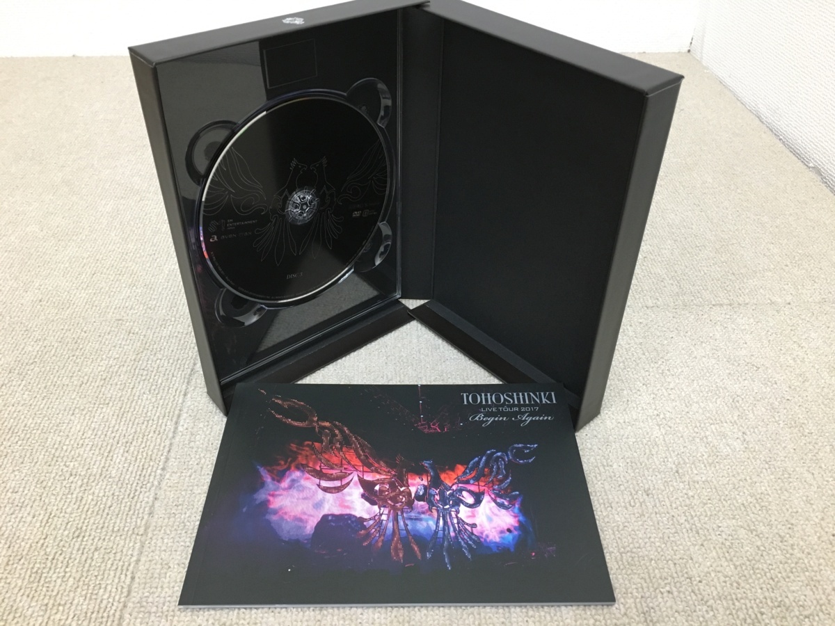 東方神起 LIVE TOUR 2017 Begin Again (3DVD)(初回生産限定盤)【47AY102】