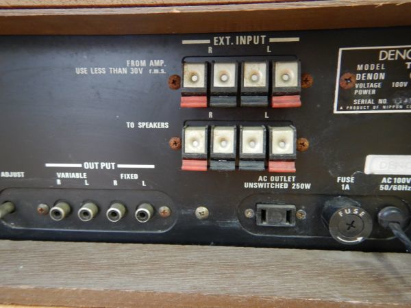 1763 1円～ DENON/デノン TU-500 FMステレオチューナー チューナー