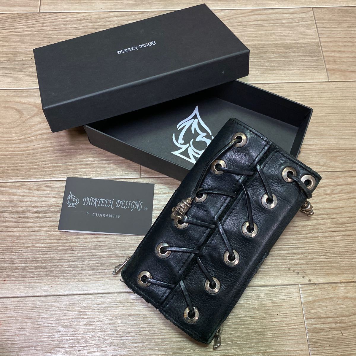 希少!!THIRTEEN DESIGNS サーティーンデザインズ 1点ものレザー 