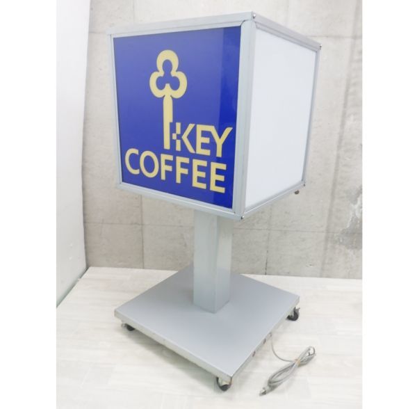 キーコーヒーロゴサイン看板41×412枚 キーコーヒーロゴサイン看板41
