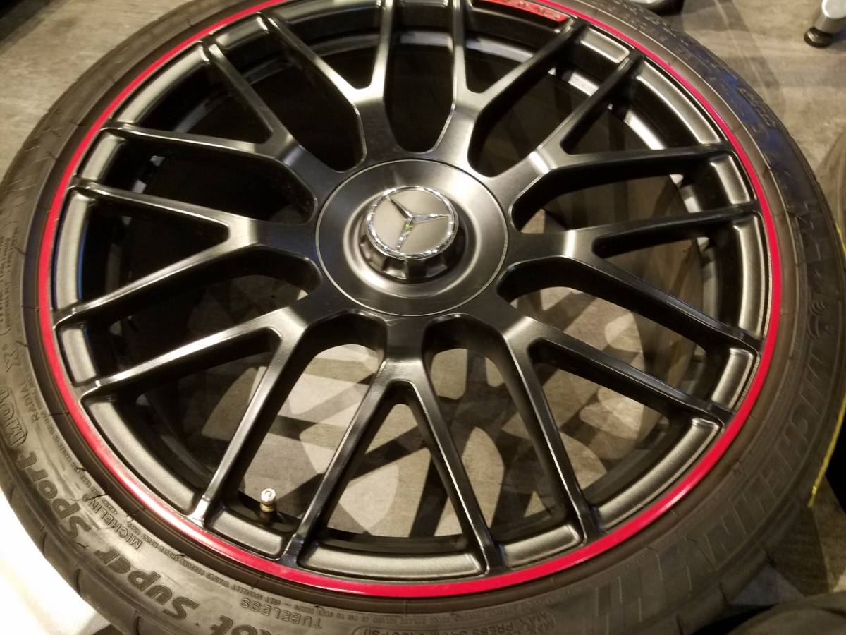中古美品　ベンツW205 C63s エディション1　セダン　純正ホイールタイヤ4本セット