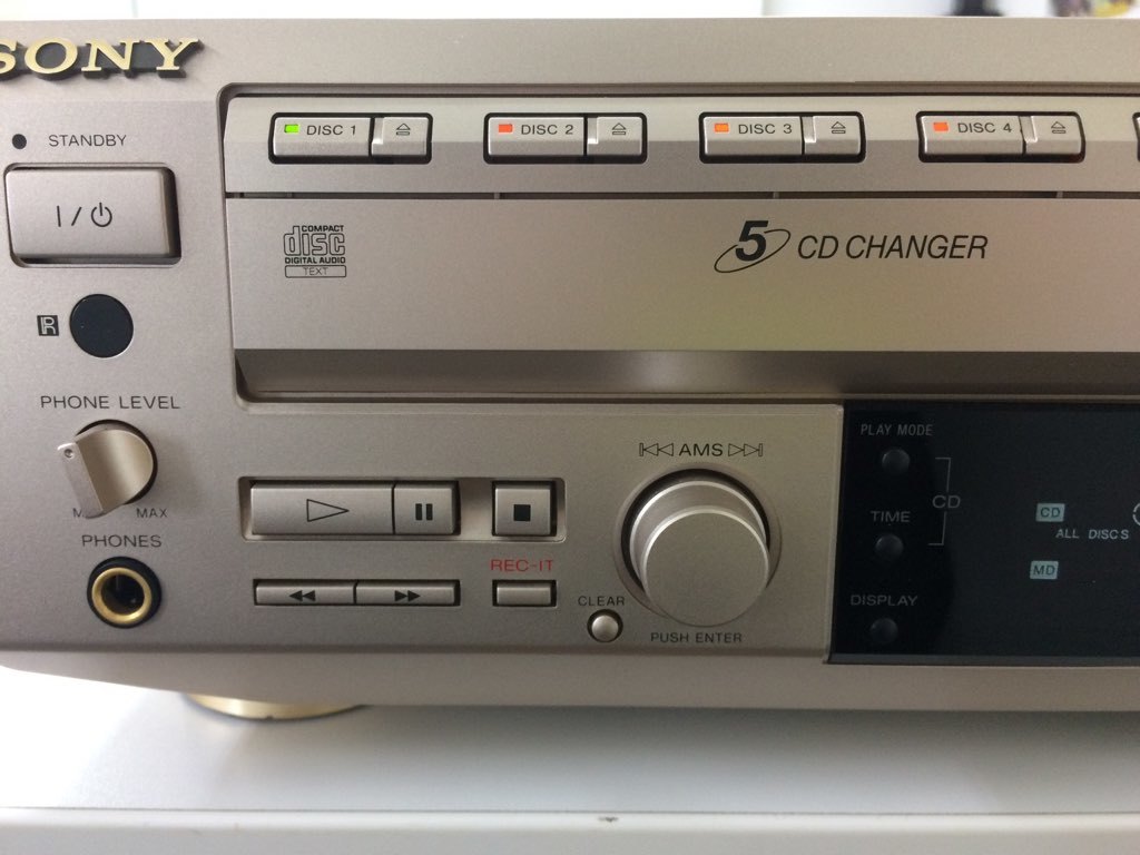 MXD-D5C SONY CD⁄MDデッキ CDチェンジャー ソニー MDデッキ
