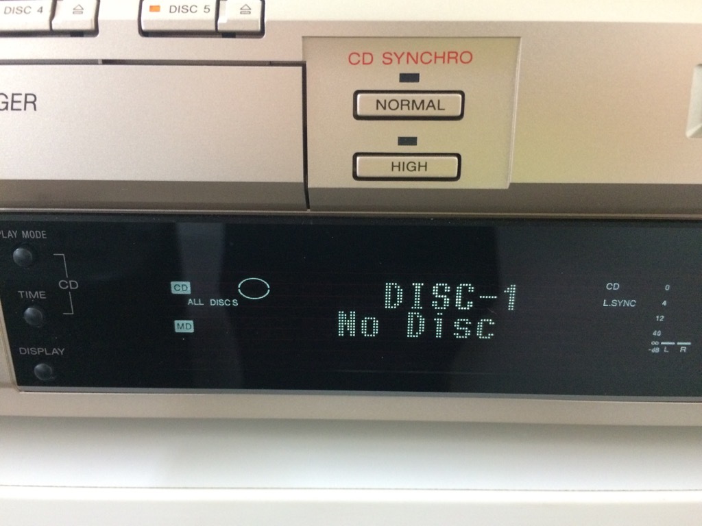 MXD-D5C SONY CD⁄MDデッキ CDチェンジャー ソニー MDデッキ