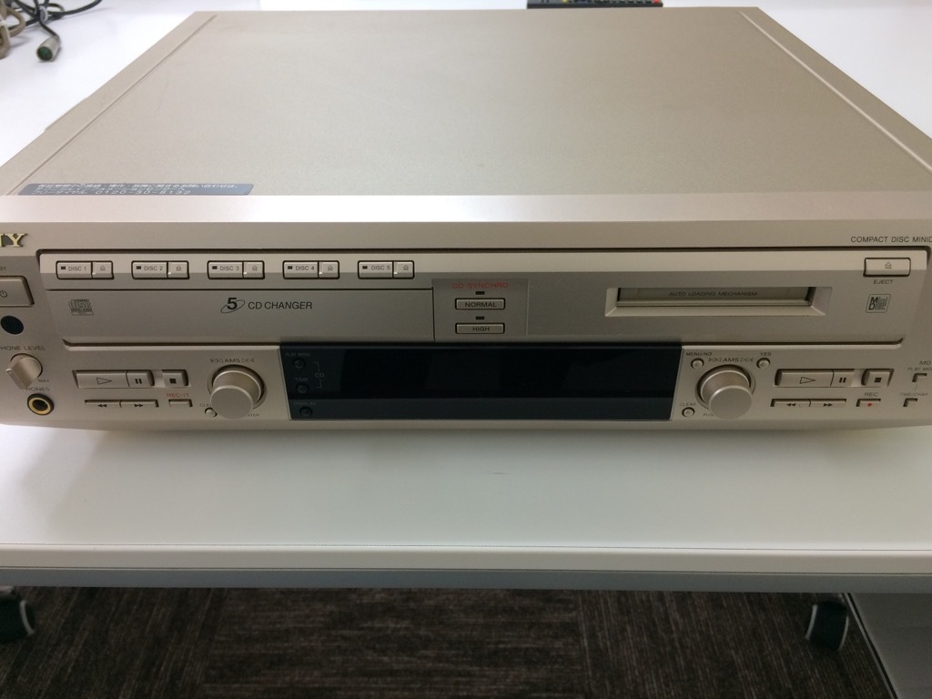 MXD-D5C SONY CD⁄MDデッキ CDチェンジャー ソニー MDデッキ
