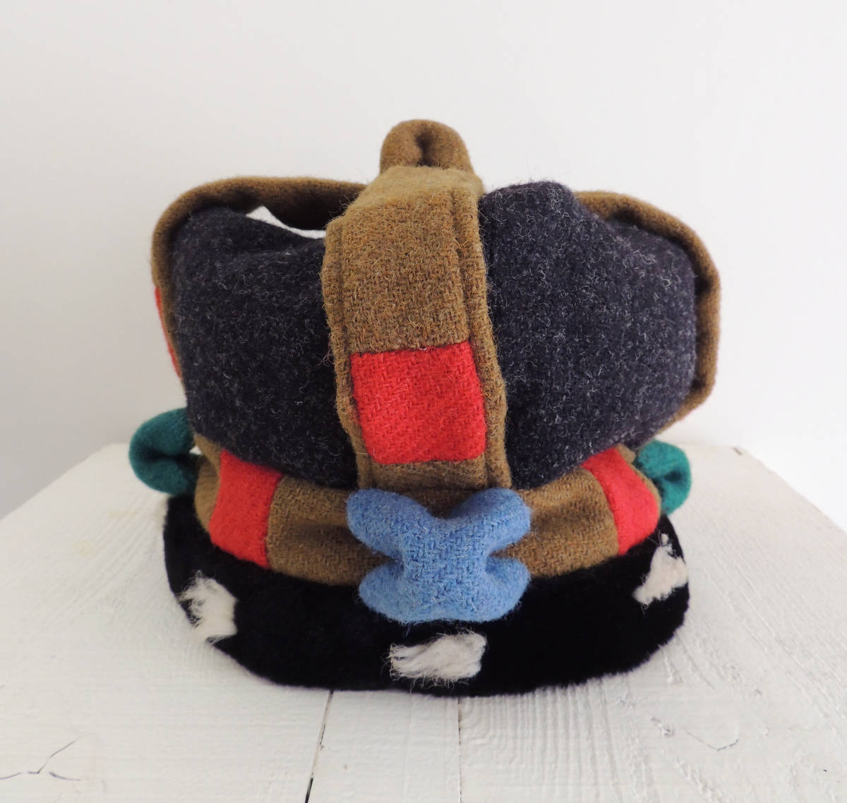 VIVIENNE WESTWOOD 1987 HARRIS TWEED クラウン ハット 王冠 ブラック