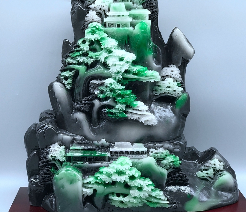 中国古董品 清時代 石雕 玉器 精美彫 秀作 風水開運 置物 收藏品