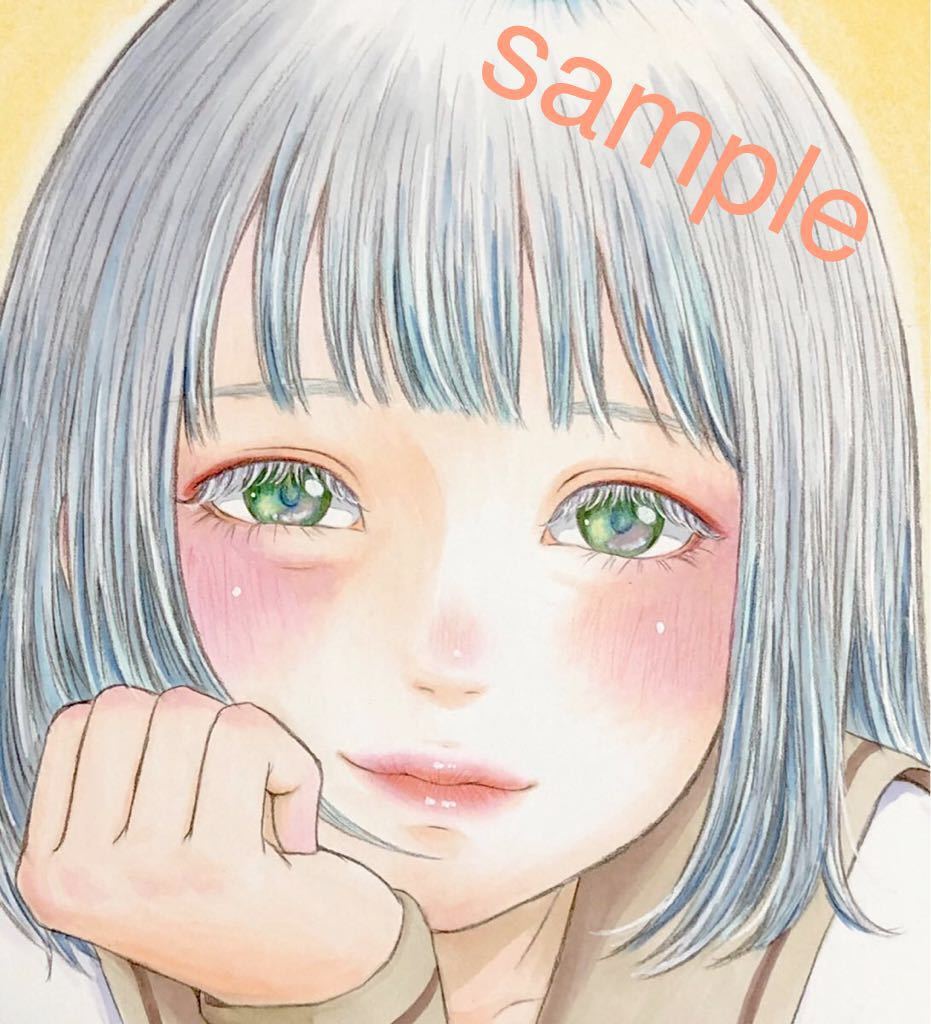 オリジナル 女子高生 セーラー服 制服 女の子 ゆるふわ女子高生 笑顔 手描き アナログ イラスト 手描きイラスト 売買されたオークション情報 Yahooの商品情報をアーカイブ公開 オークファン Aucfan Com