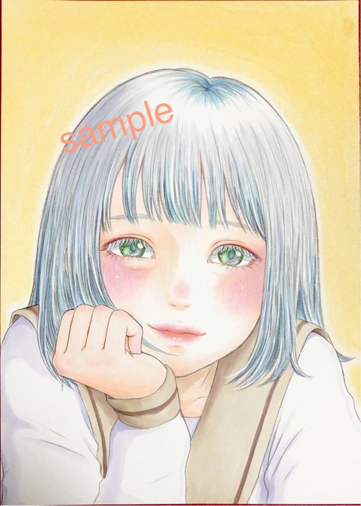 オリジナル 女子高生 セーラー服 制服 女の子 ゆるふわ女子高生 笑顔 手描き アナログ イラスト 手描きイラスト 売買されたオークション情報 Yahooの商品情報をアーカイブ公開 オークファン Aucfan Com