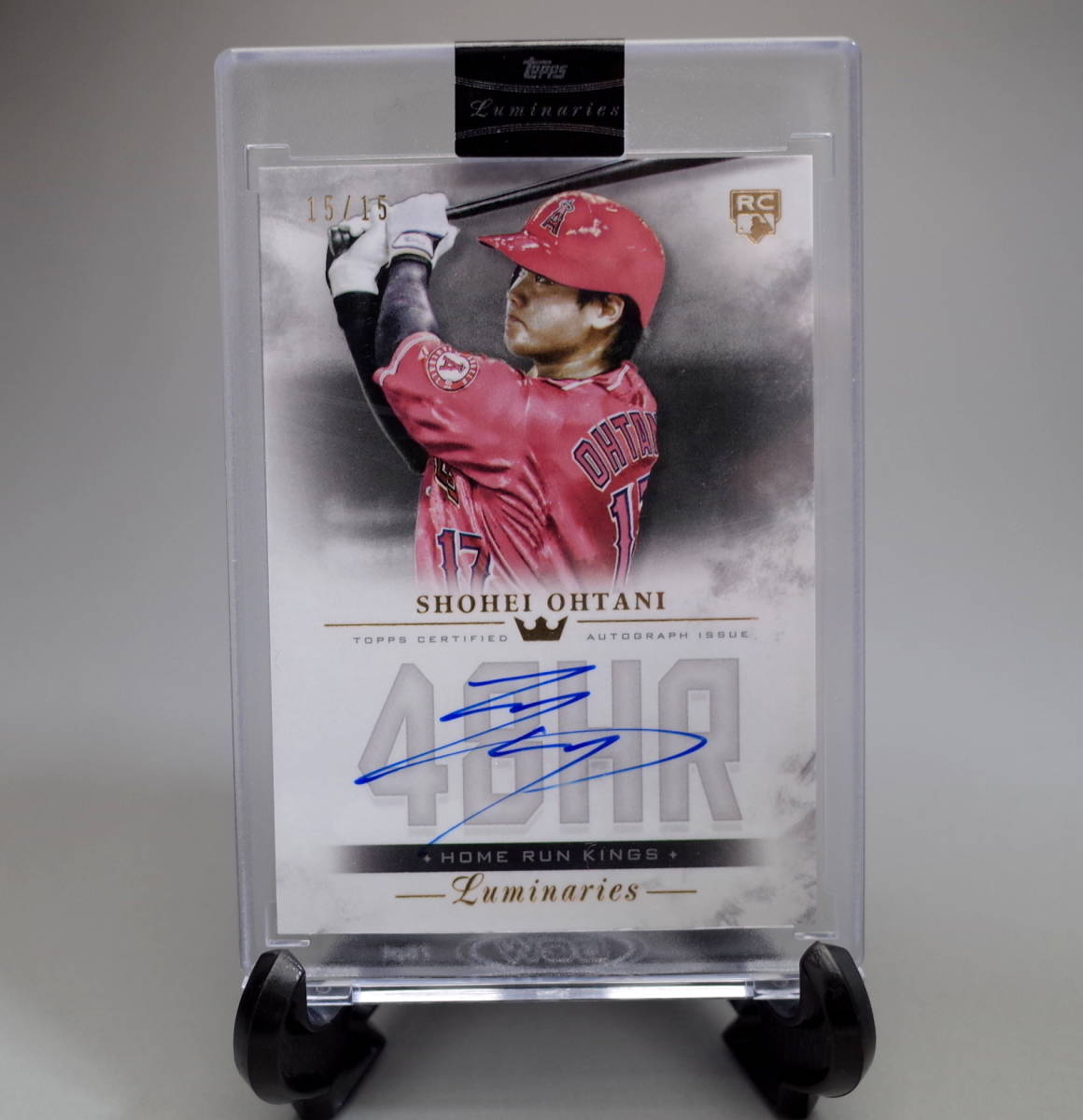 大谷翔平 topps luminaries 直筆サインカード 15枚限定（Alex Bregman 