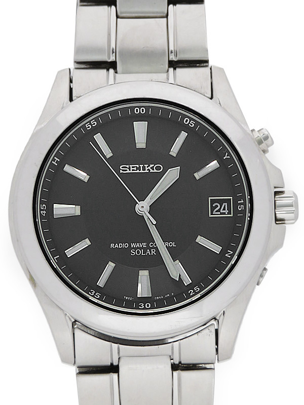 中古 【SEIKO】セイコー『スピリット』SBTM017 7B22-0AY0 04****番 メンズ ソーラー電波クォーツ 1週間保証