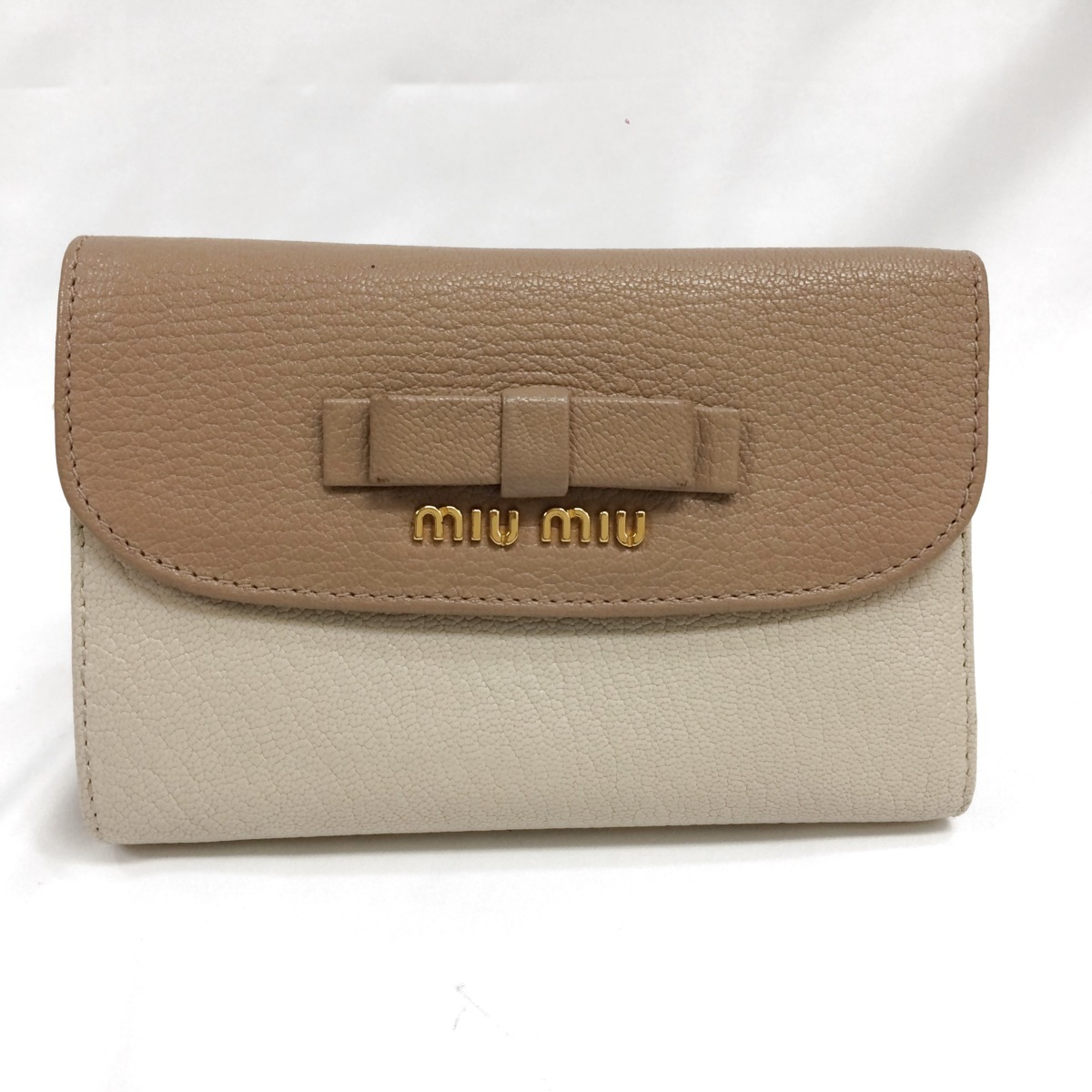 リボン miumiu 財布 パール Amazon ミウ レディース ミュウミュウ二