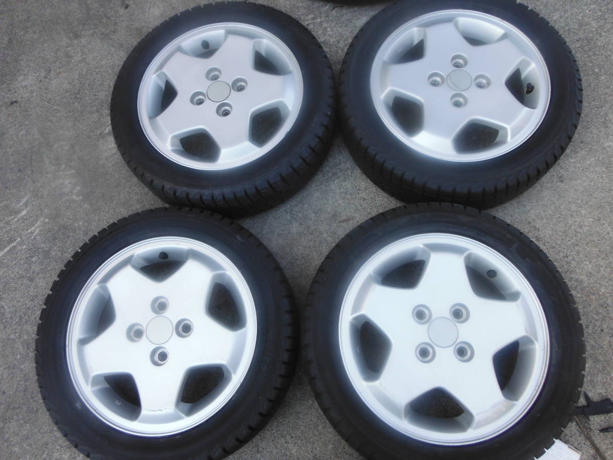 155/55r14 タイヤ付き スペーシア アルト 純正ホイール ダンロップ