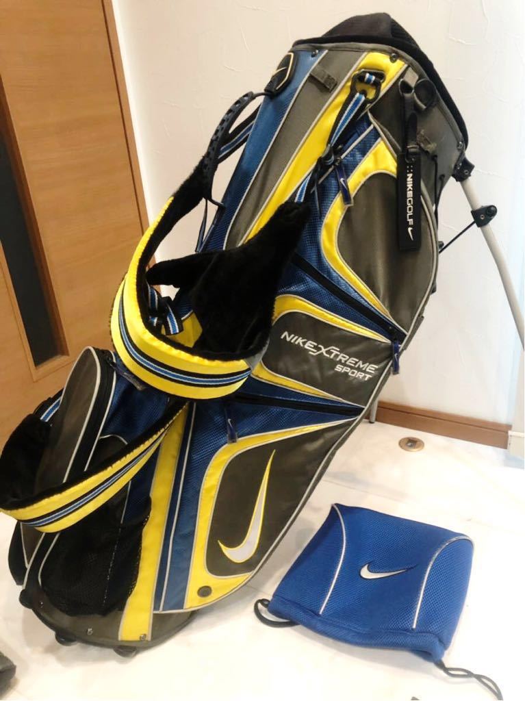 ナイキ NIKE キャディバッグ スタンド ゴルフ 希少 完売 GOLF ブラック
