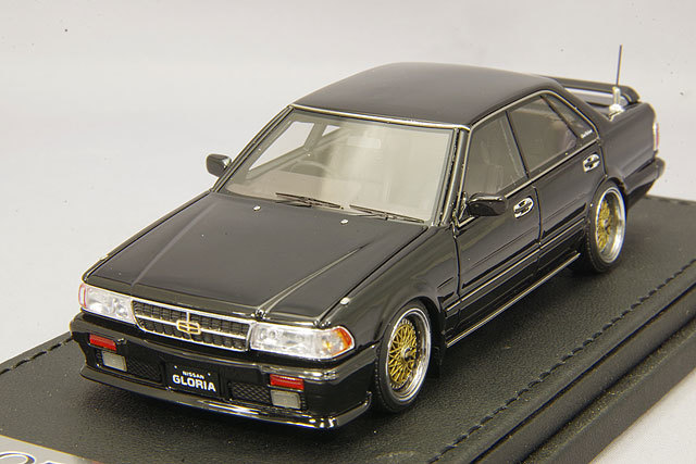 赤字超特価，セール イグニッションモデル 1/43 日産 グロリア Y31 グランツーリスモ SV ブラック / BBS RS タイプ 18インチ ホイール IG1254(乗用車)｜売買されたオークション情報、yahooの商品情報をアーカイブ公開 - 乗用車