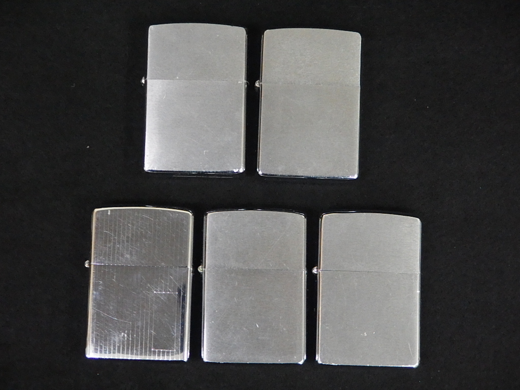 こ528　ZIPPO ビンテージ　ヴィンテージ 1974年～1979年 5個まとめ／着火未確認 ジャンクB_5【ゆうパケ】