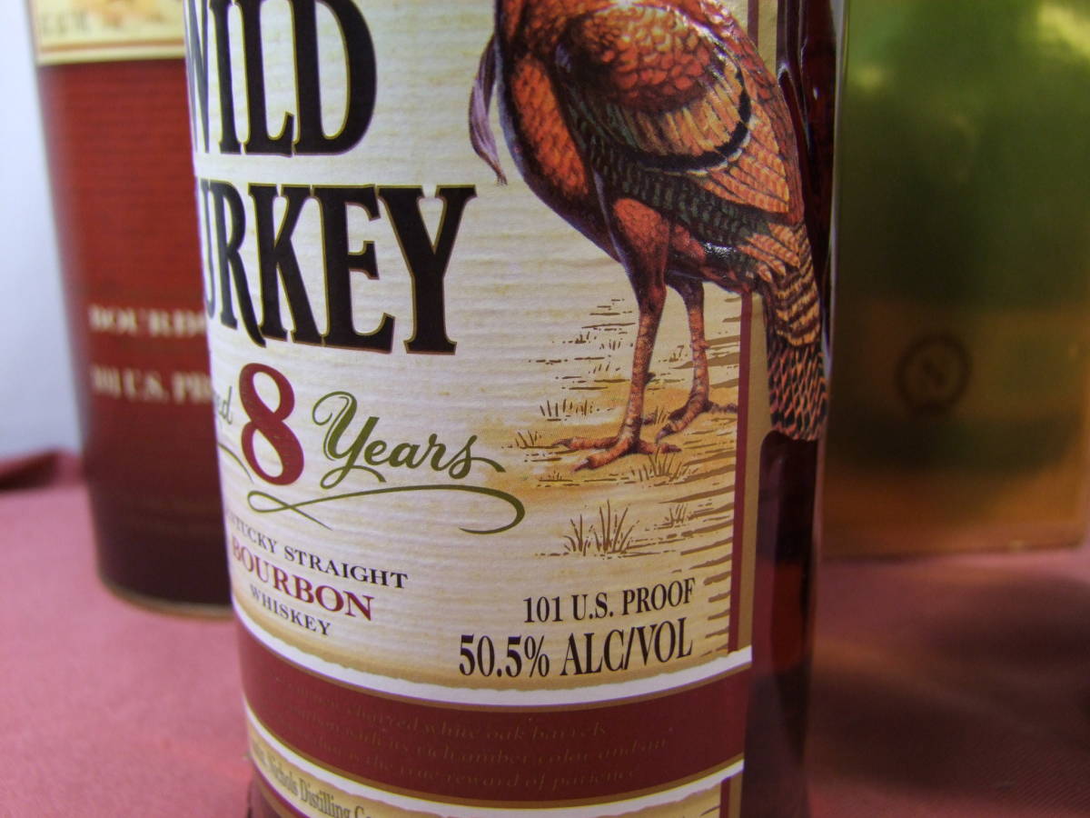 古酒　未開栓　ヘネシー　ナポレオン　0.7L　ワイルド・ターキー　８年　1L　２本