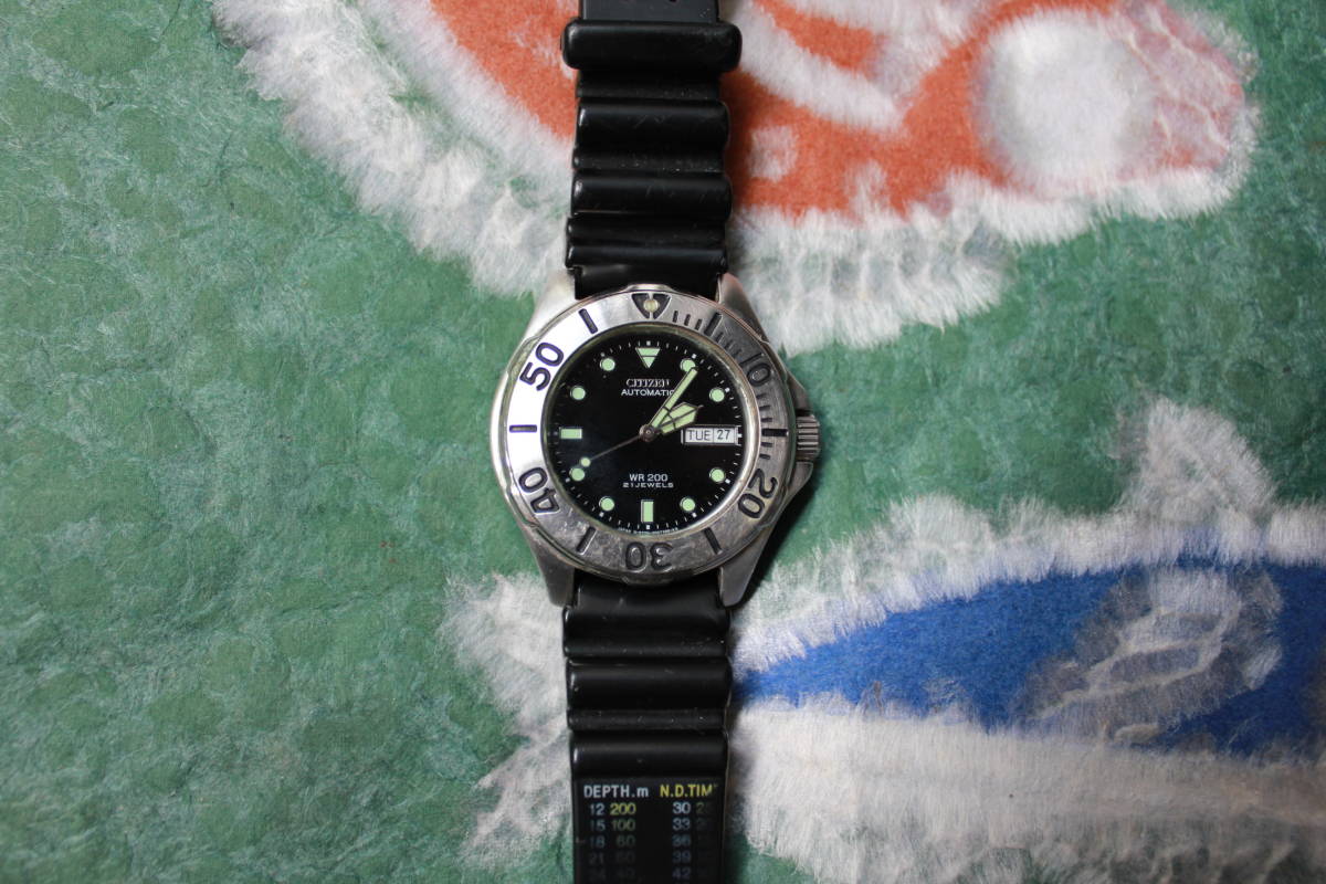 CITIZEN QUARTZ 腕時計 ダイバーGN-4-5 稼動品極美品 【公式通販】