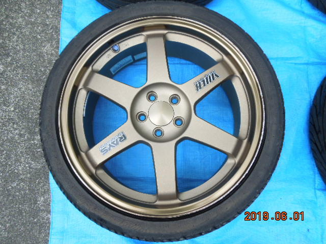 RAYS VOLKRACING TE37 18インチ レガシィ 自動車、オートバイ 18インチ