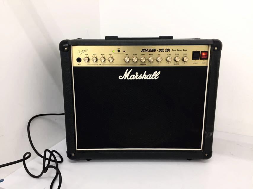 603s3☆Marshall JCM 2000 DSL201 Dual Super Lead☆マーシャル コンボアンプ☆動作OK！