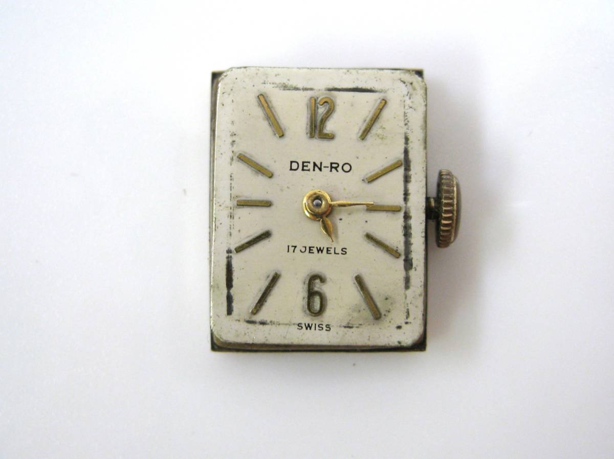DEN-RO 14K 0.585 手巻き時計 17石 レディース