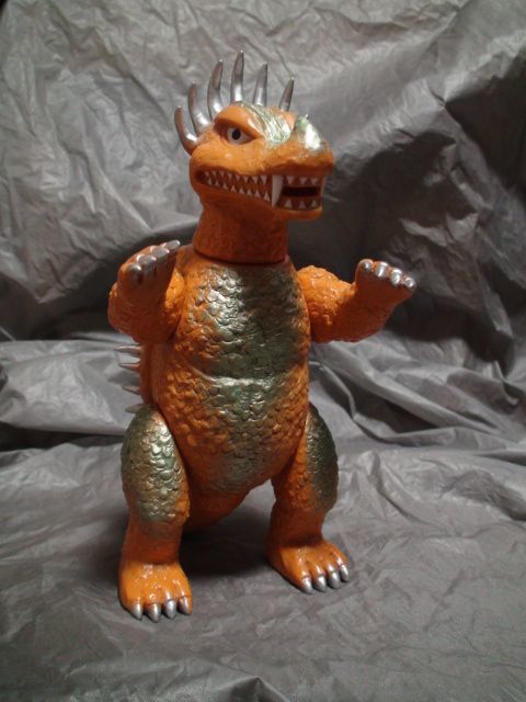 ゴジラ⑤25-20マーミット ソフビ人形 怪獣アンギラス 1998年「検 の