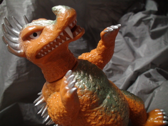 ゴジラ⑤25-20マーミット ソフビ人形 怪獣アンギラス 1998年「検 の