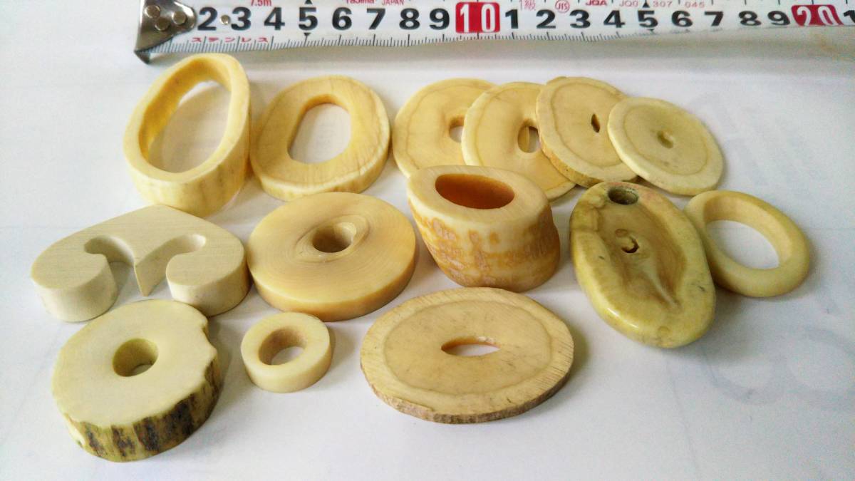 鯨歯 マッコウクジラ 抹香鯨 天然素材 鯨牙 彫刻材料 印材 標本総