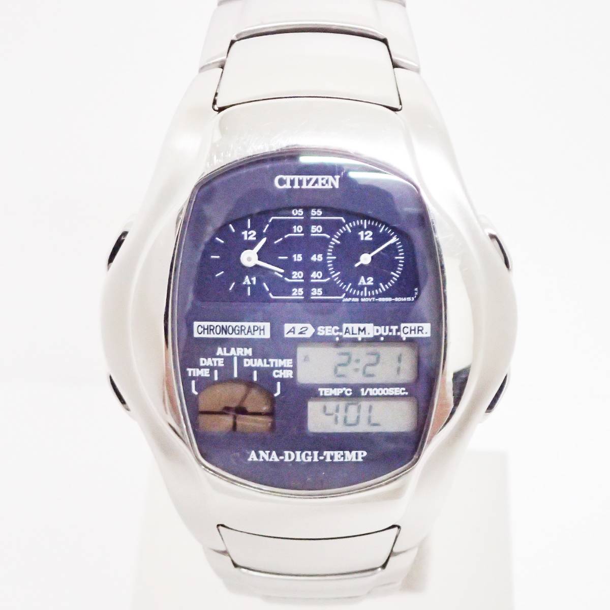 シチズン CITIZEN アナデジテンプ TEMP ANA-DIGI RECORD 腕時計 LABEL 