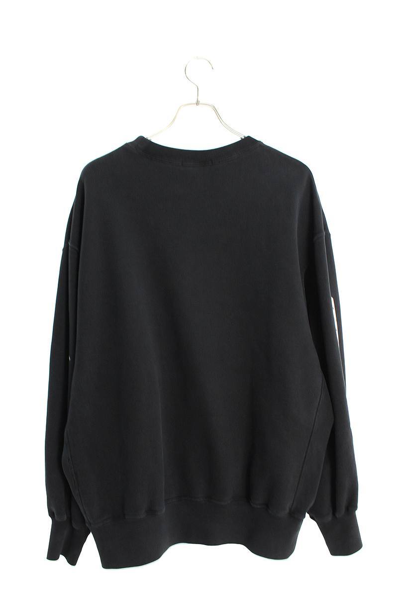 イージー YEEZY SEASON4 CALABASASプリントスウェット M ブラック 