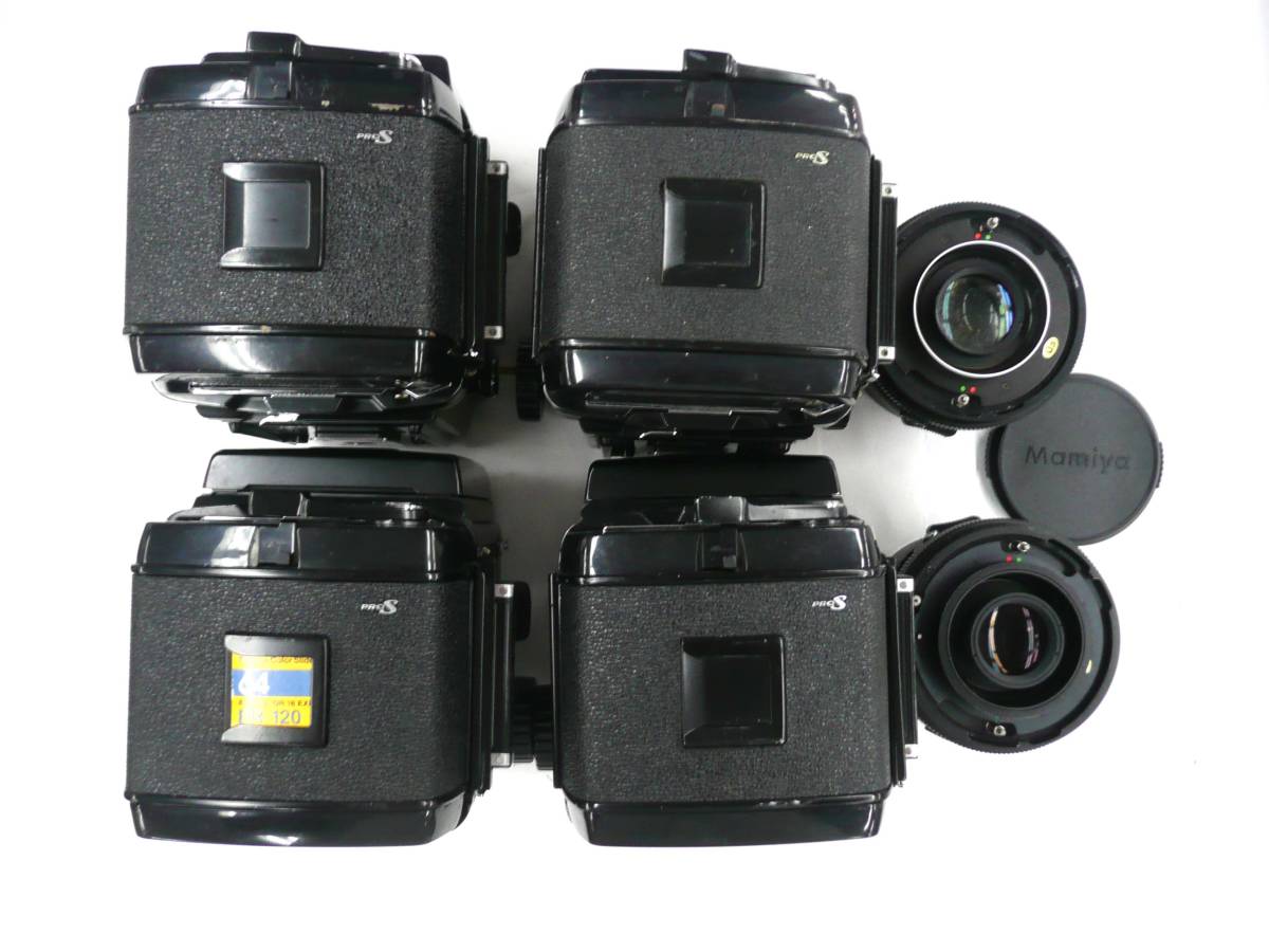 ジャンク カメラ Mamiya Mamiya RB67 ProS ボディ4台 Mamiya SEKOR