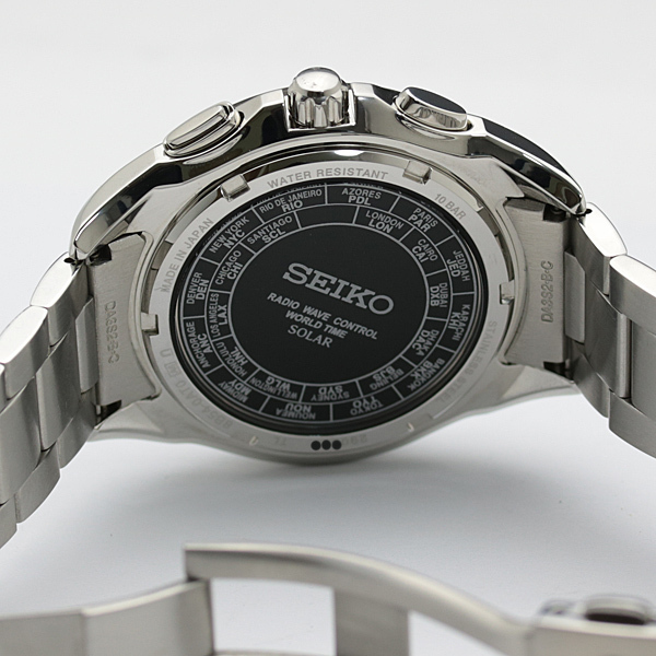 SEIKO セイコー 8B54-0AT0 ブライツ ソーラー メンズ 腕時計 1円