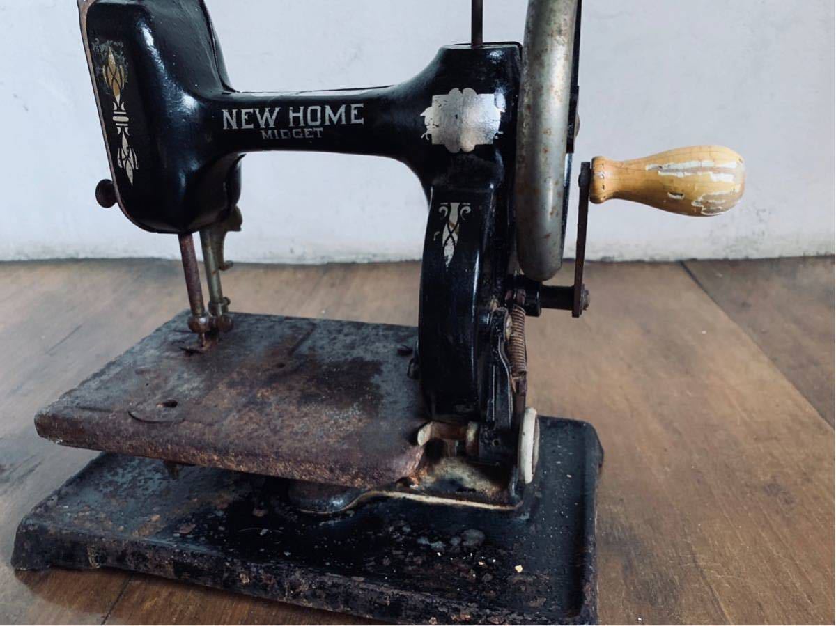 購入超安い vintage アメリカ製 NEW HOME ミシン ハンドル式 ジャノメ