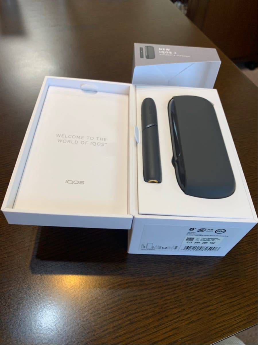IQOS イルマ i ミッドナイトブラック 本体 - ブラック ILUMA ワン 美品IQOS 美品〇iQOSイルマアイ 美品◎IQOS イルマiワン 最 02.0528 加熱式タバコ